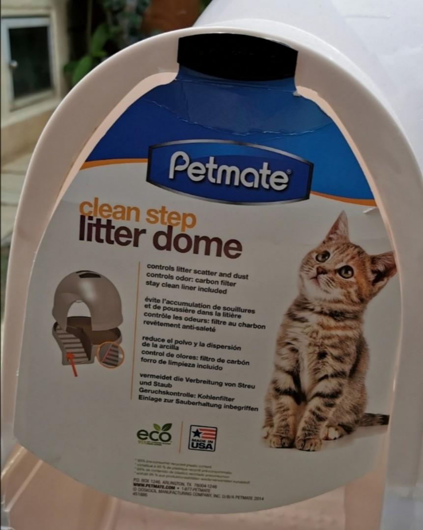 Petmate clean step cat litter dome tray, Pet Supplies, Homes & Other