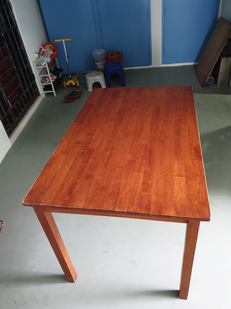 Picket & Rail Dining Table, Furniture & Home Living, Furniture, Tables