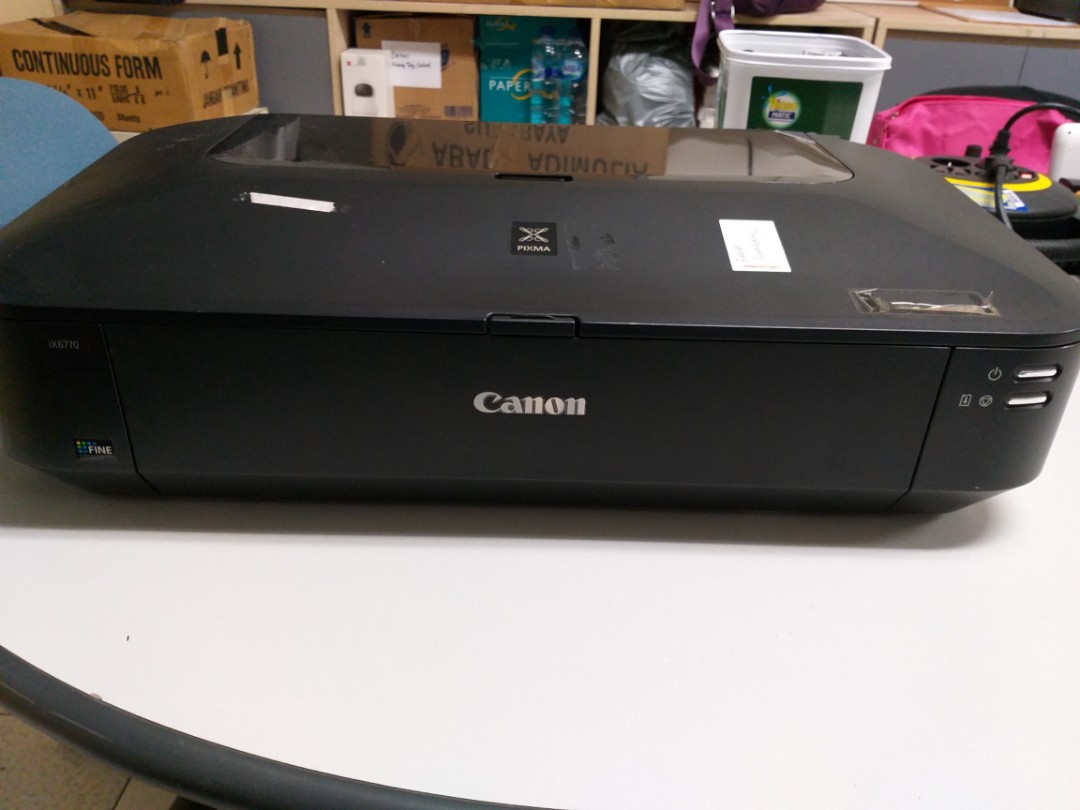 printer a3 canon pixma ix6670 bekas kondisi bagus dan normal