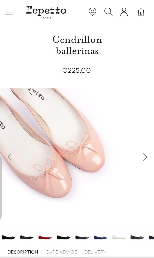 Repetto Cendrillon Baby Pink Ballerinas Flats 粉色芭蕾舞平底鞋, 女