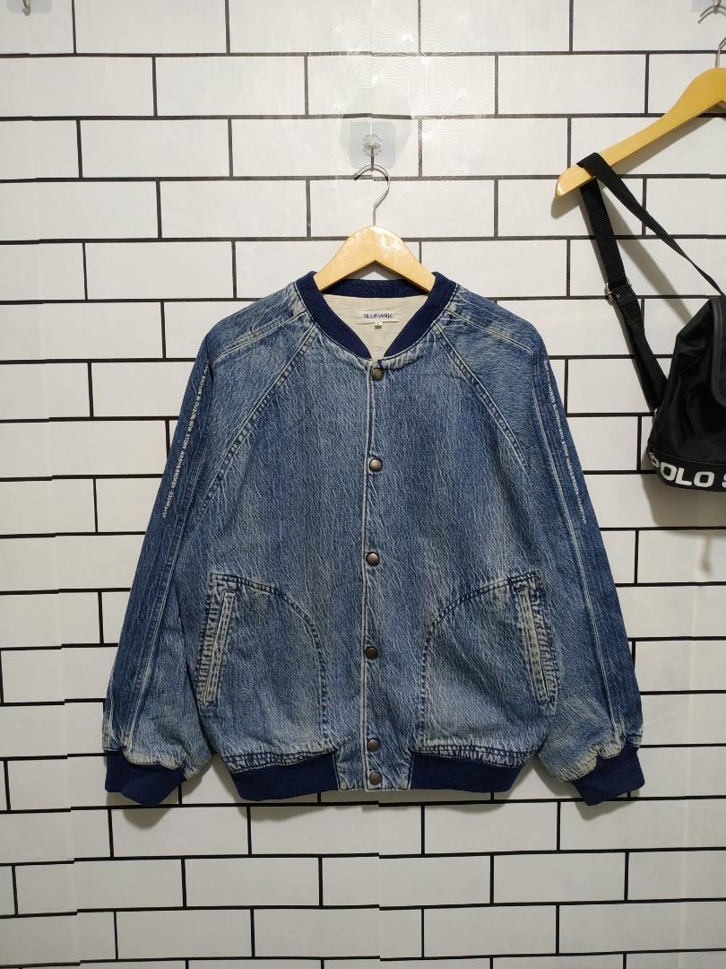 denim bomber jacket vintage