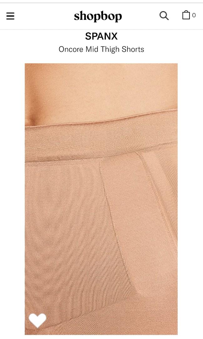 Spanx OnCore Mid-Thigh Shorts
