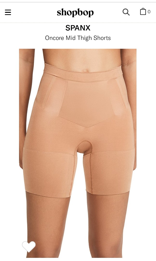 Spanx Oncore Mid Thigh Shorts, Women's Fashion, New Undergarments &  Loungewear on Carousell