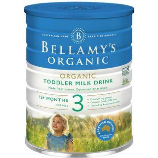 Bellamy's Organic Toddler Premium Milk Formula Powder - Step / Stage 3