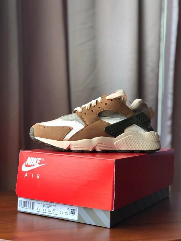 Stussy X Nike Air Huarache Le Desert Oak Uk 4 5 Bnib Men S Fashion Footwear Sneakers On Carousell