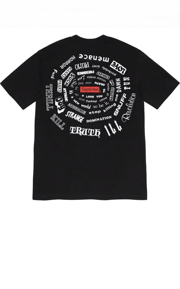 Supreme spiral tee online