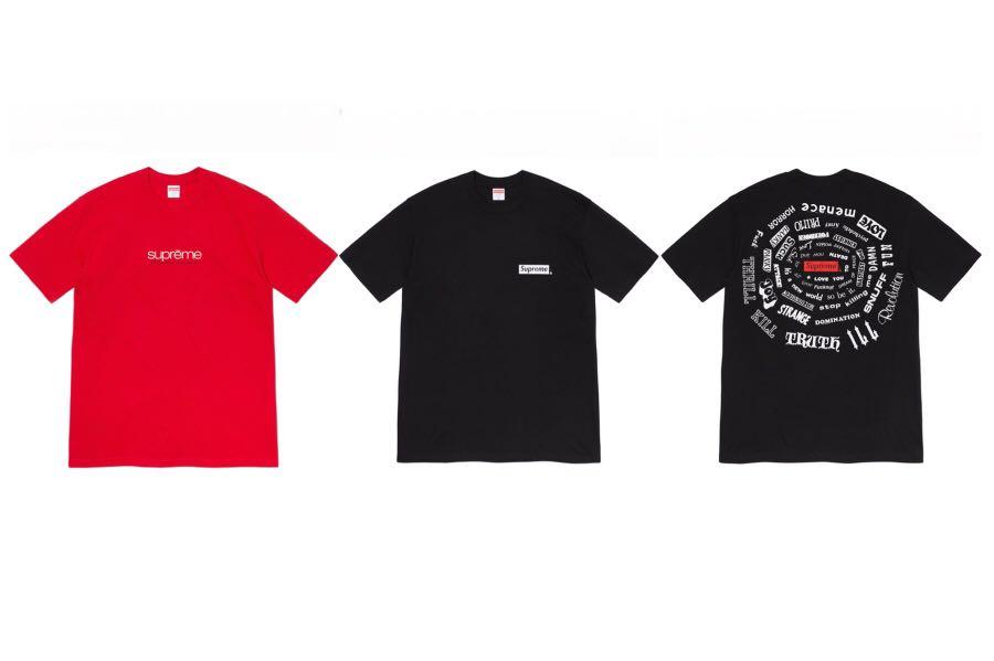 Supreme spiral 2025 tee