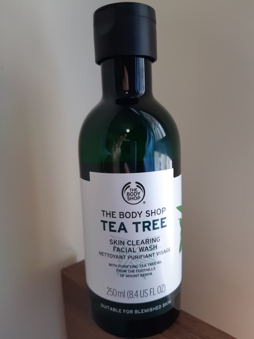 body shop tea tree face wash