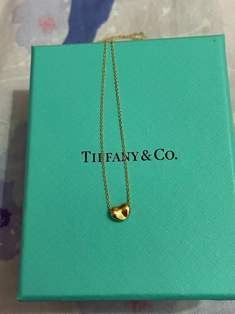 Tiffany 7mm hotsell bean necklace