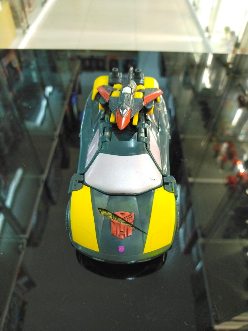 Transformers Armada Deluxe wheeljack with wind sheer, Hobbies & Toys