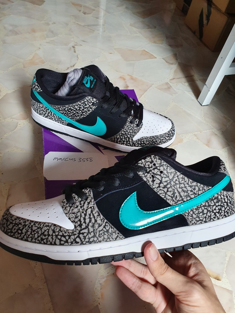 elephant print dunk low