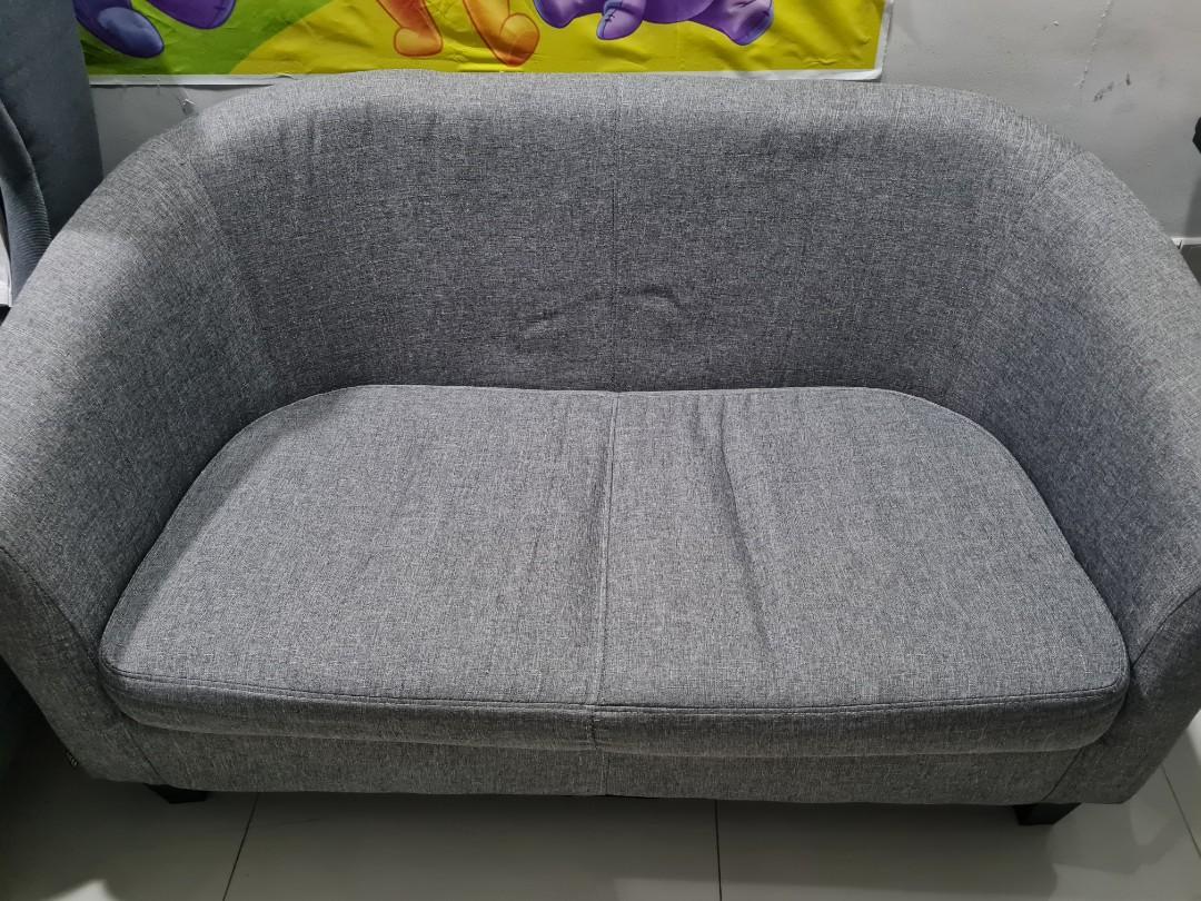 USED 2 seater sofa and 1 seater sofa Furniture Home Living