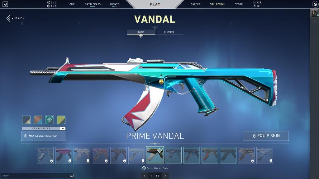 Valorant Account For Sale w/ skins, Video Gaming, Gaming Accessories