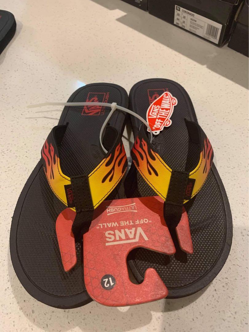 vans flame slides