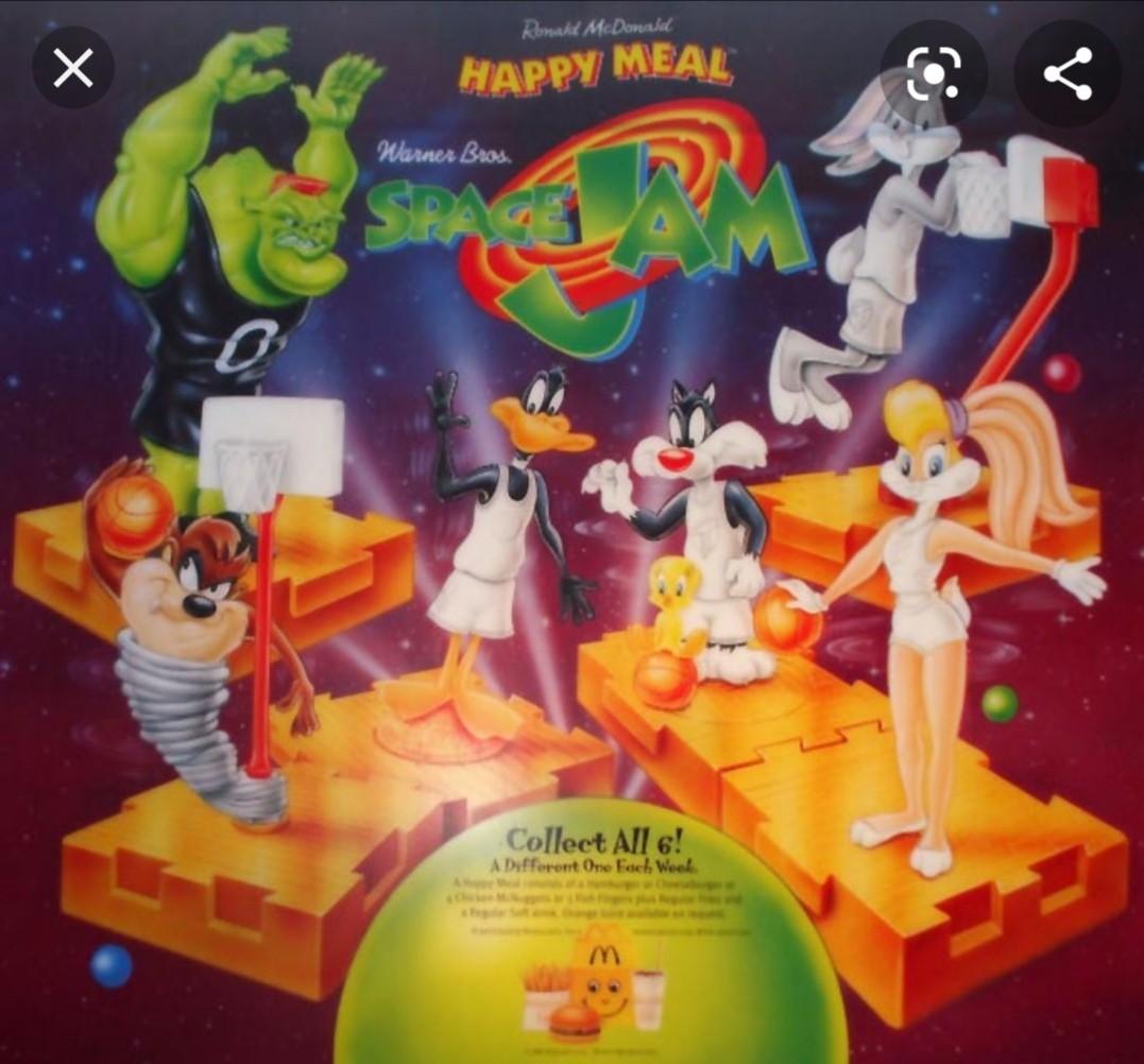 Space jam outlet mcdonalds plush