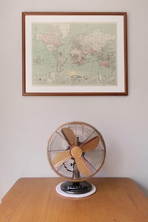 Vintage x Modern Table Fan, Furniture & Home Living, Furniture, Tables ...
