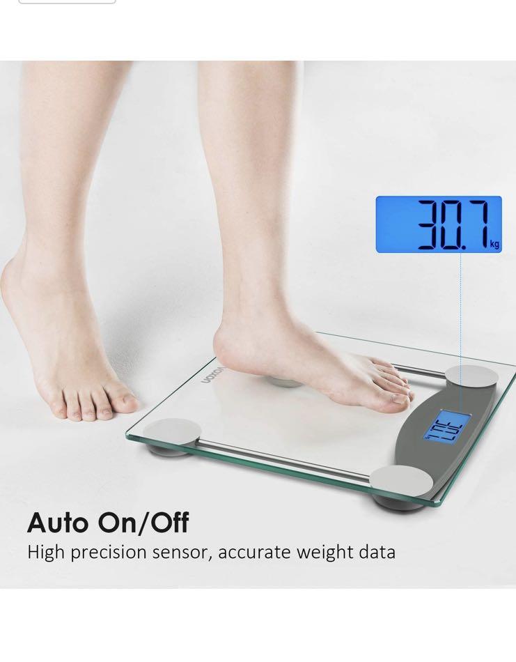 VOXON High Precision Digital Body Weight Bathroom Scales Weighing Scale with Larger LED Readout