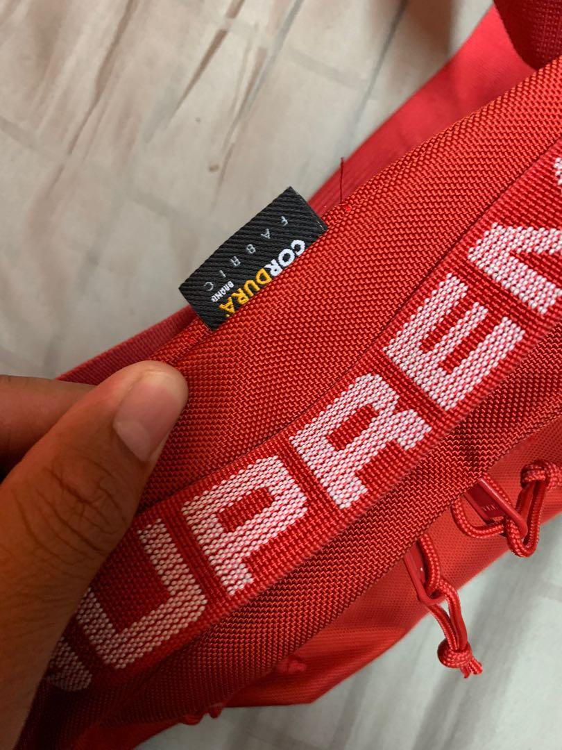 Legit check supreme clearance waist bag ss18