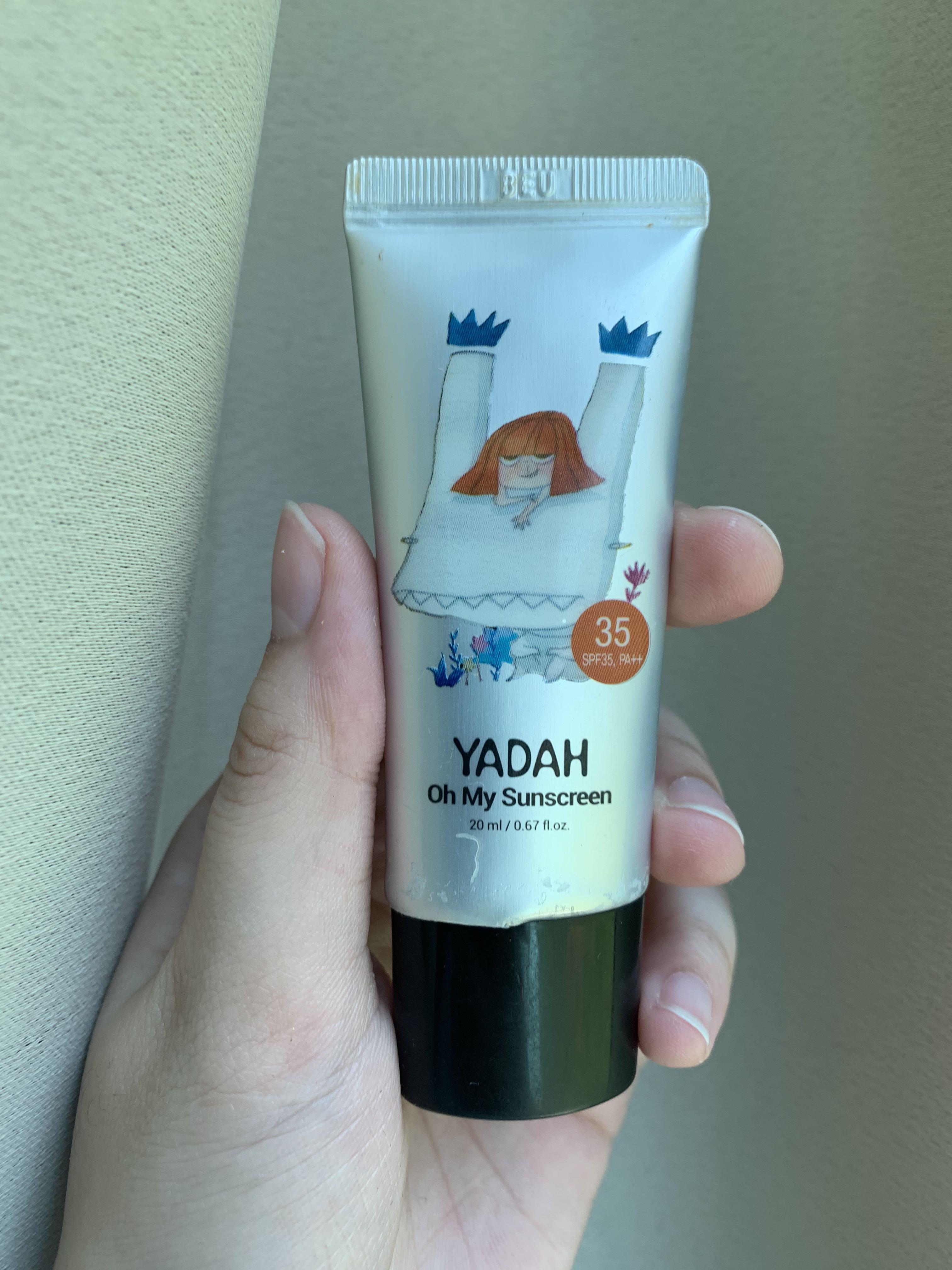 YADAH SUNSCREEN SPF 35++, Beauty & Personal Care, Face, Face Care on ...