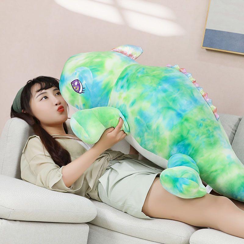 green chameleon plush