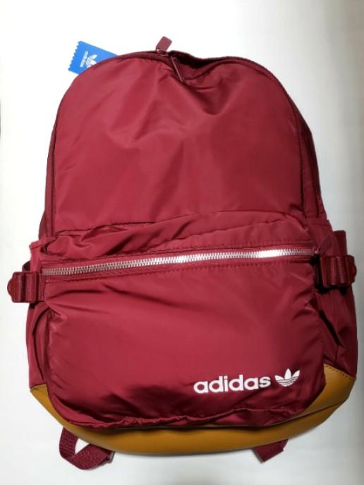 adidas Originals adidas Originals backpack in burgundy with extra place to carry laptop Carousell