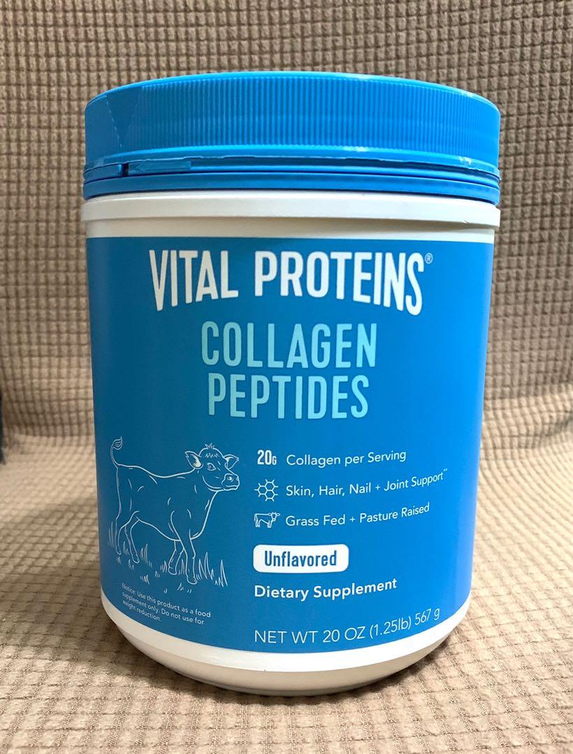 imported 567g 20oz vital proteins collagen peptides unflavored health nutrition health supplements health food drinks tonics on carousell