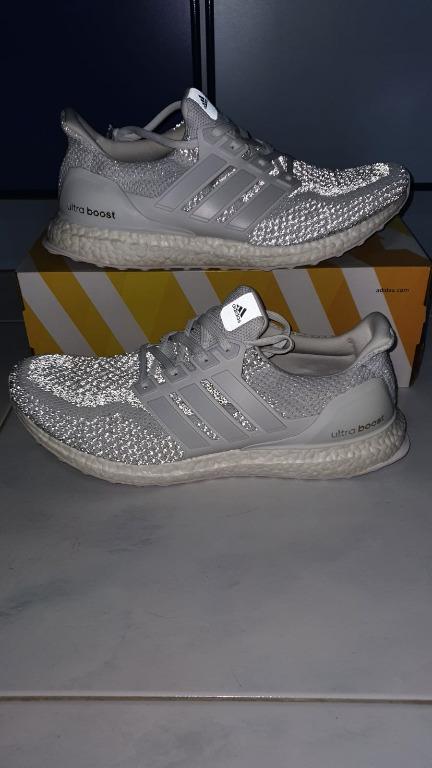 Ultra boost white reflective 2. sale