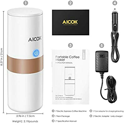 Aicok portable coffee machine, TV 