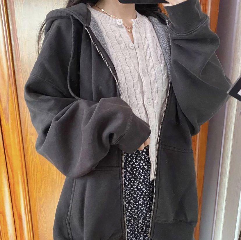 Authentic Black Carla Hoodie Women s Fashion Coats Jackets and Outerwear on Carousell