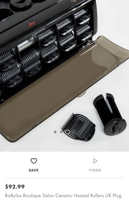 Babyliss boutique deals salon ceramic rollers