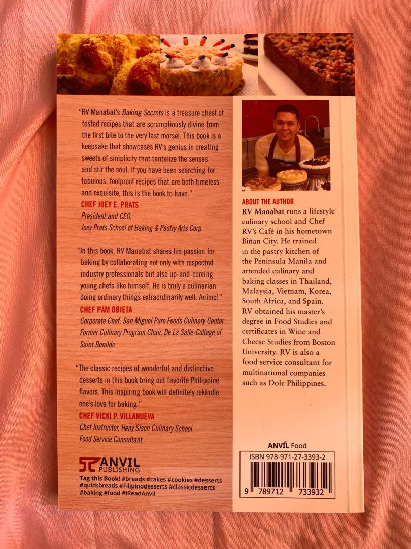 Baking Secrets by Chef RV Manabat, Hobbies & Toys, Books & Magazines