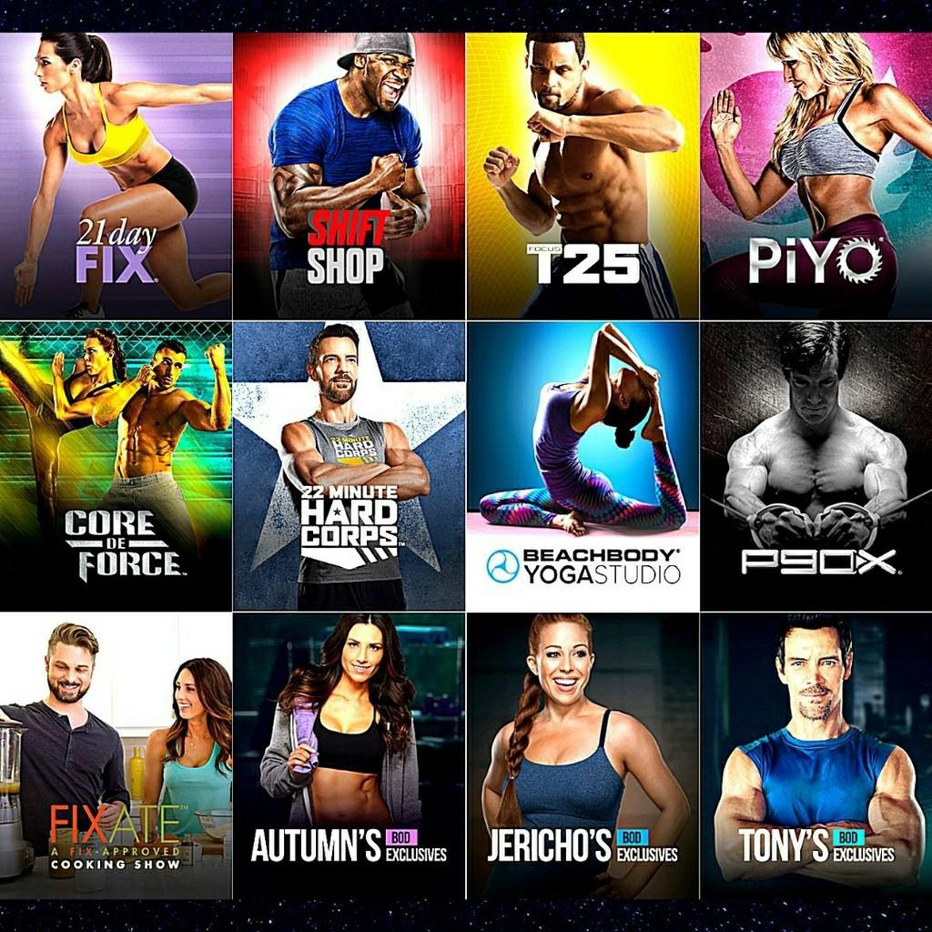 Beachbody Full Collection Beachbody On Demand Piyo P90X Insanity Tai Chen Turbojam Cize Transform 20 etc