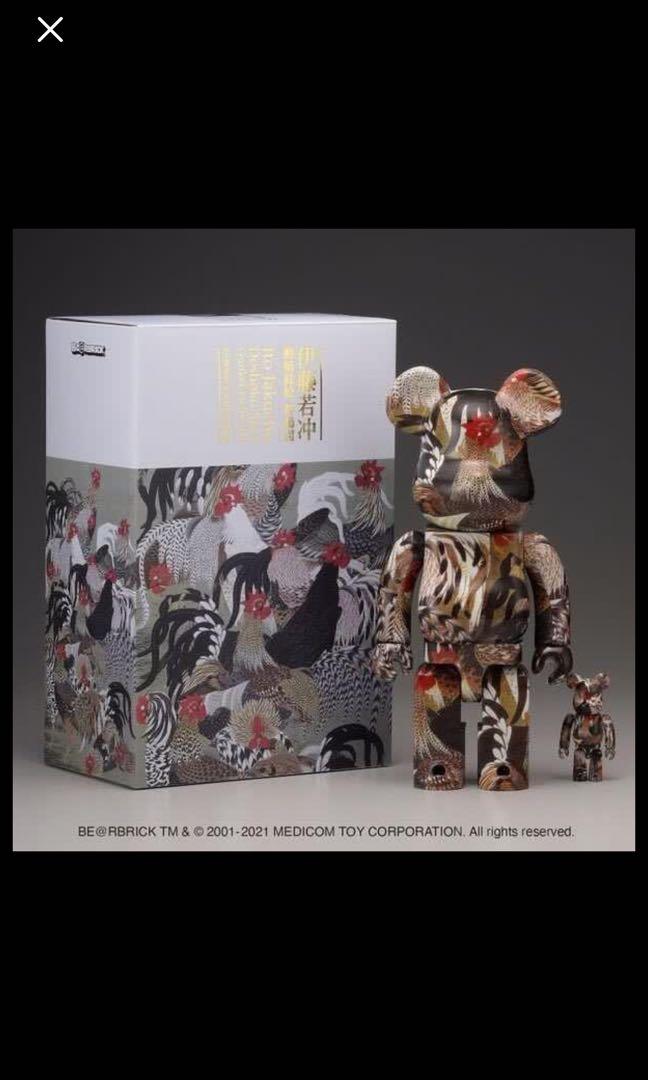 be@rbrick 伊藤若冲「群鶏図」 100% & 400% 【公式通販】
