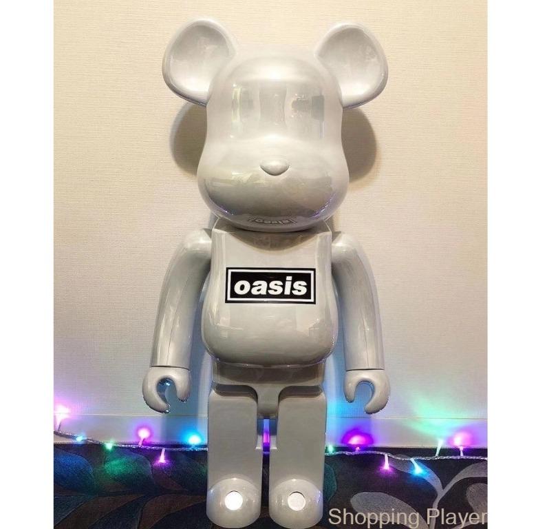 Bearbrick Be@rbrick 1000% Oasis White Chrome Collectible Figure by Medicom  Toy
