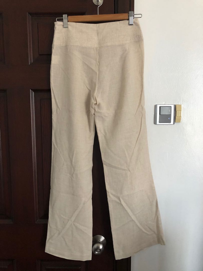 Beige Pants, Women's Fashion, Bottoms, Jeans & Leggings on Carousell