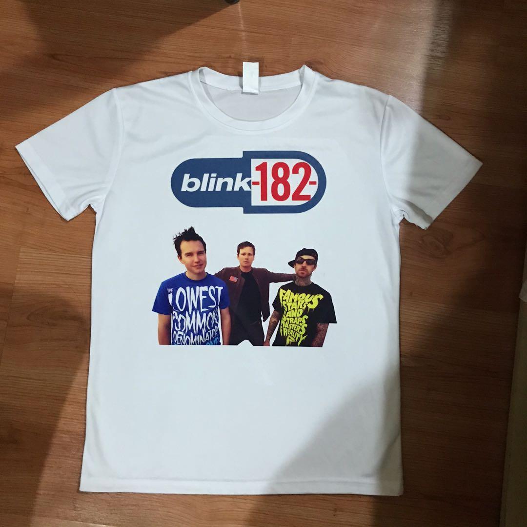 Blink 182 sales white shirt