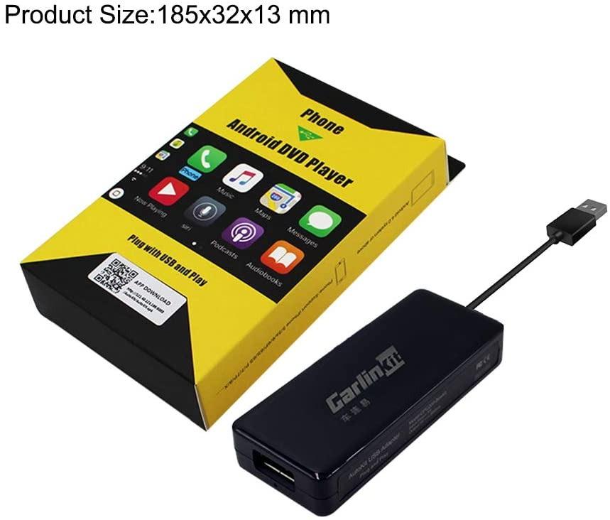 CarlinKit Wired CarPlay Dongle Android Auto for Car Radio with Android  System Version 4.4.2 and Above, Install The AutoKit App in The Car System, Dongle  Connect The Car's AutoKit App to, player