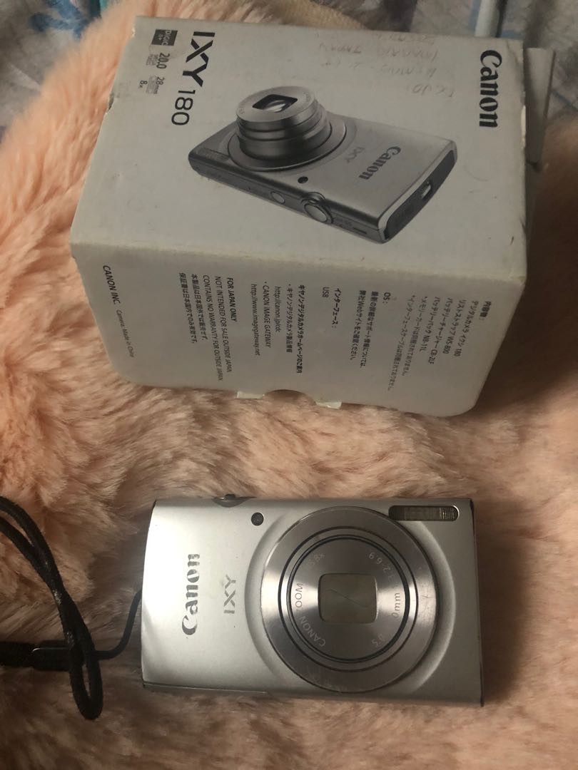 Canon Digital Camera Ixy 180 Photography Video Cameras On Carousell