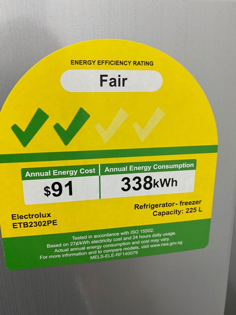 Cash & Carry Electrolux Fridge 225L, TV & Home Appliances, Kitchen