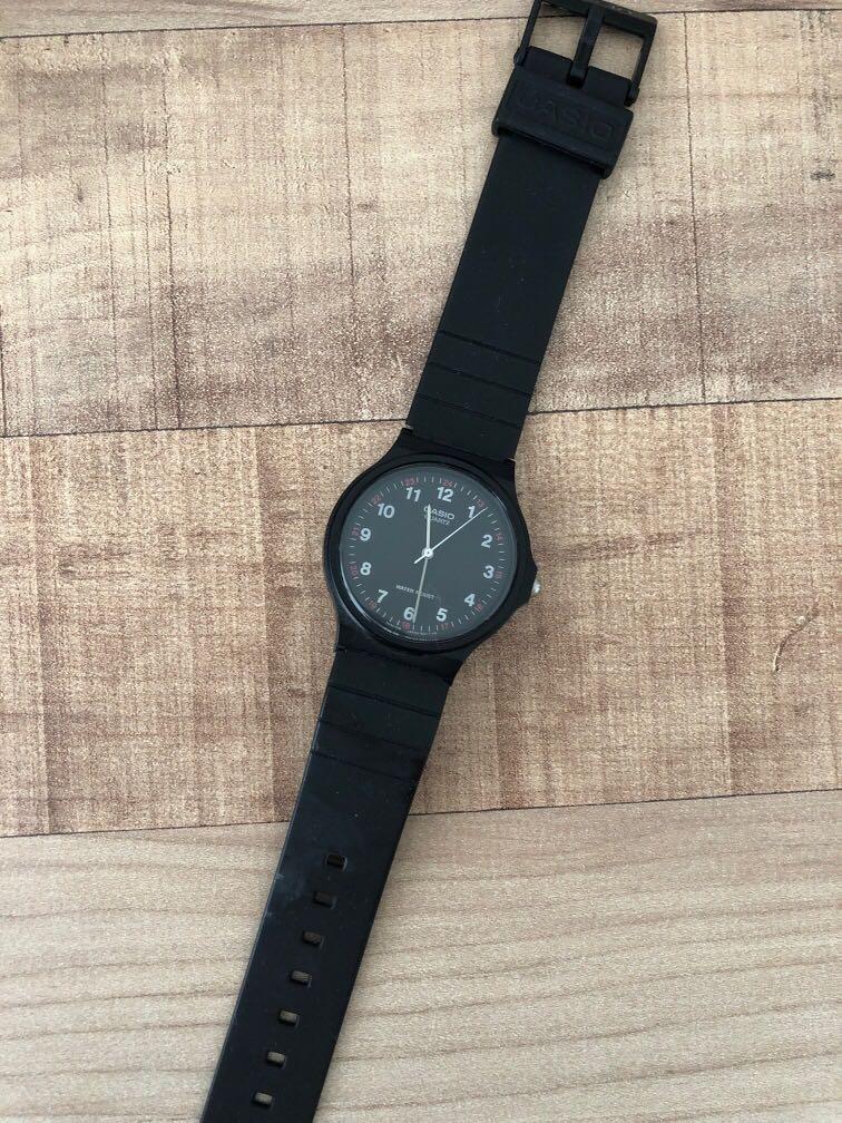 Casio Watch Black Face