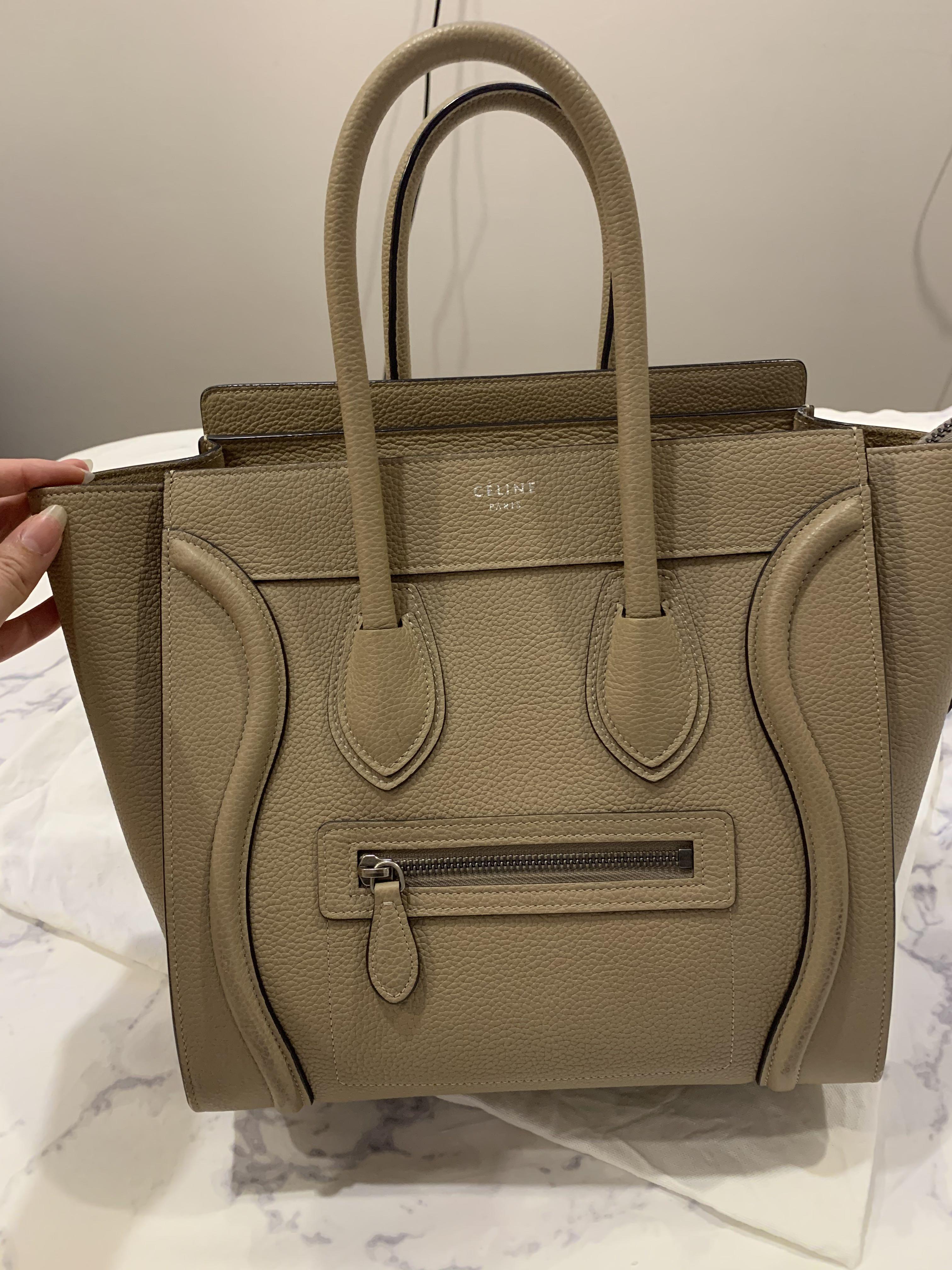 Celine dune micro luggage tote on sale