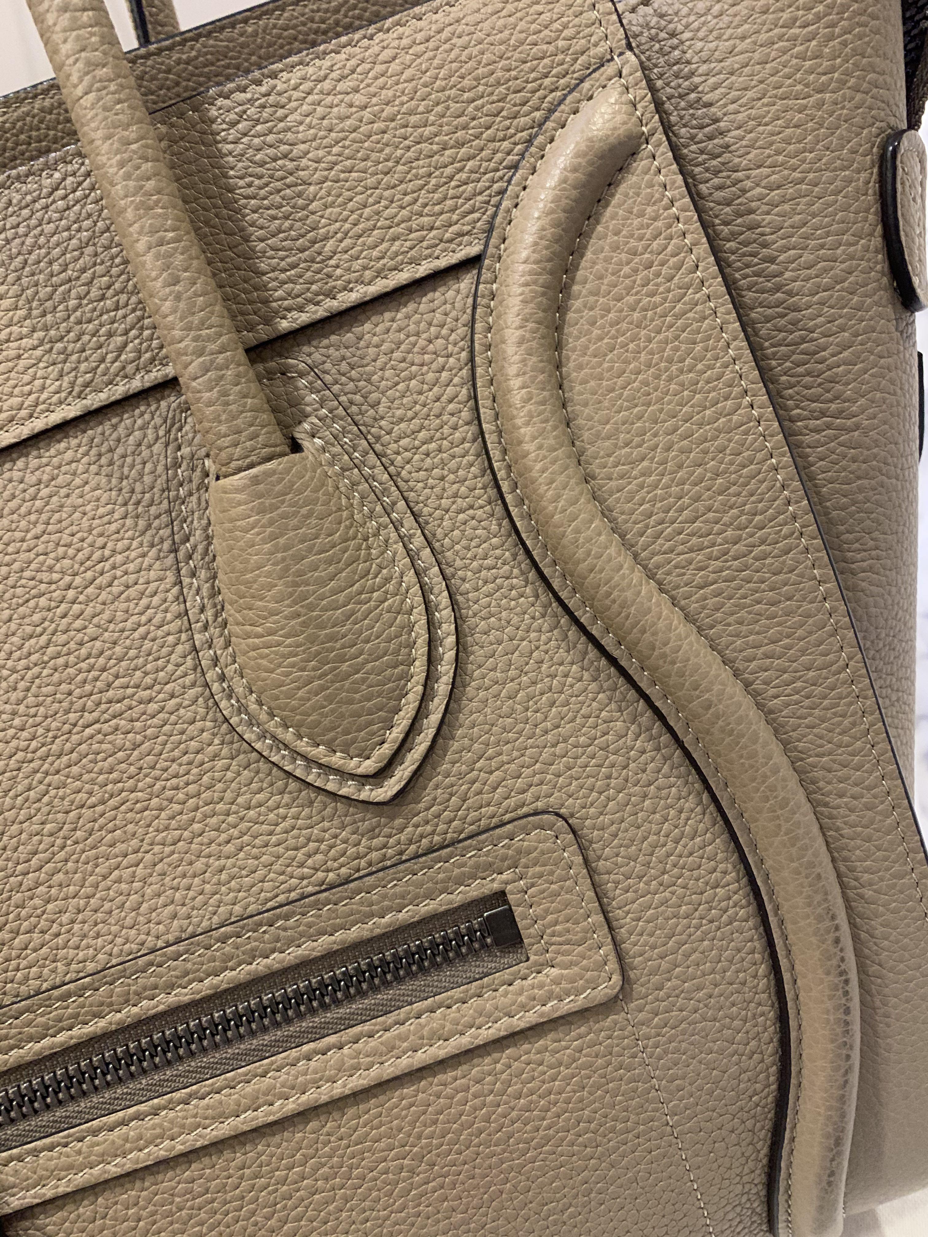 Celine micro luggage dune hot sale
