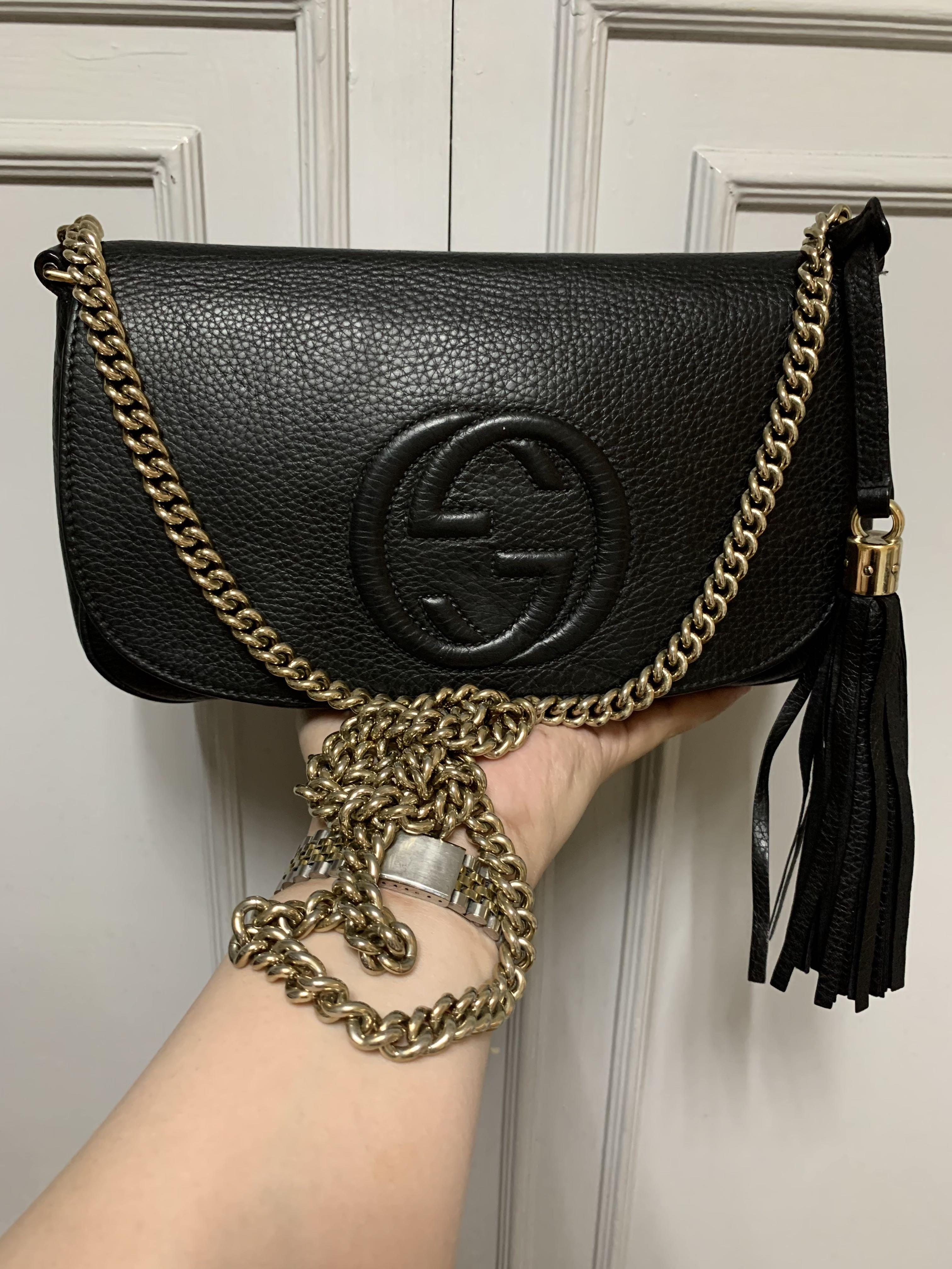 Gucci black on sale crossbody sale