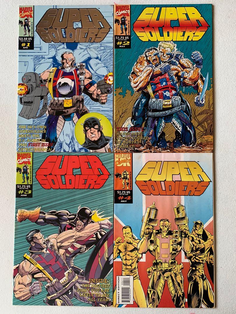Comics - Super Soldiers (#1-4, 6) (Category: Comics & Manga) located in Valenzuela. Submitted by potato.comics (Listing ID 1071773174, Image 1). Description: .