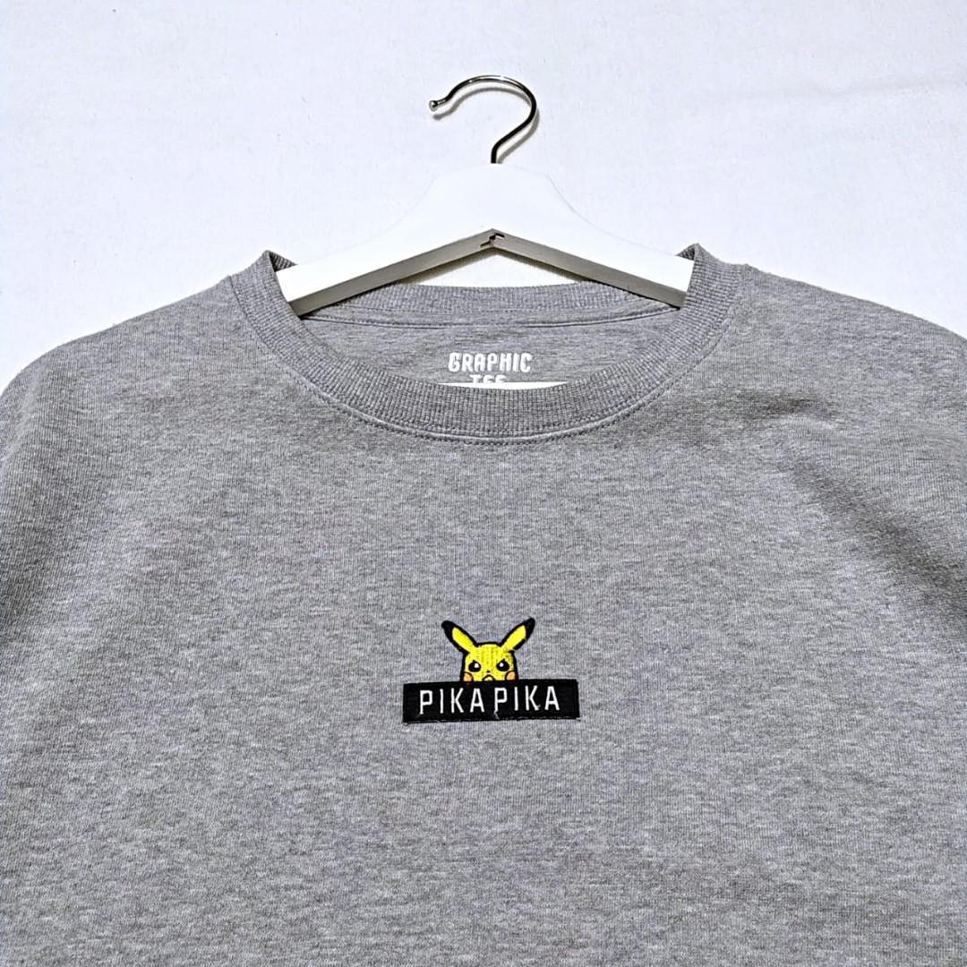 Crewneck Graphic Tee, Fesyen Pria 
