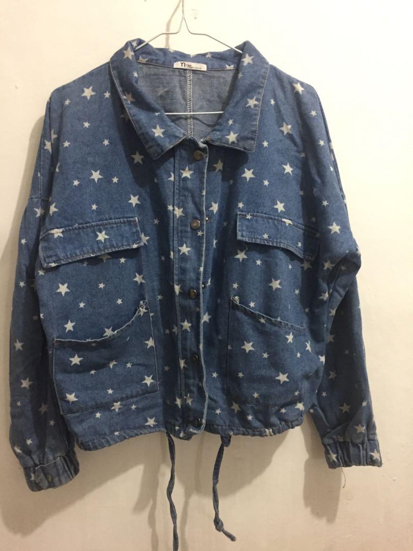 Denim Jacket Star, Fesyen Wanita 