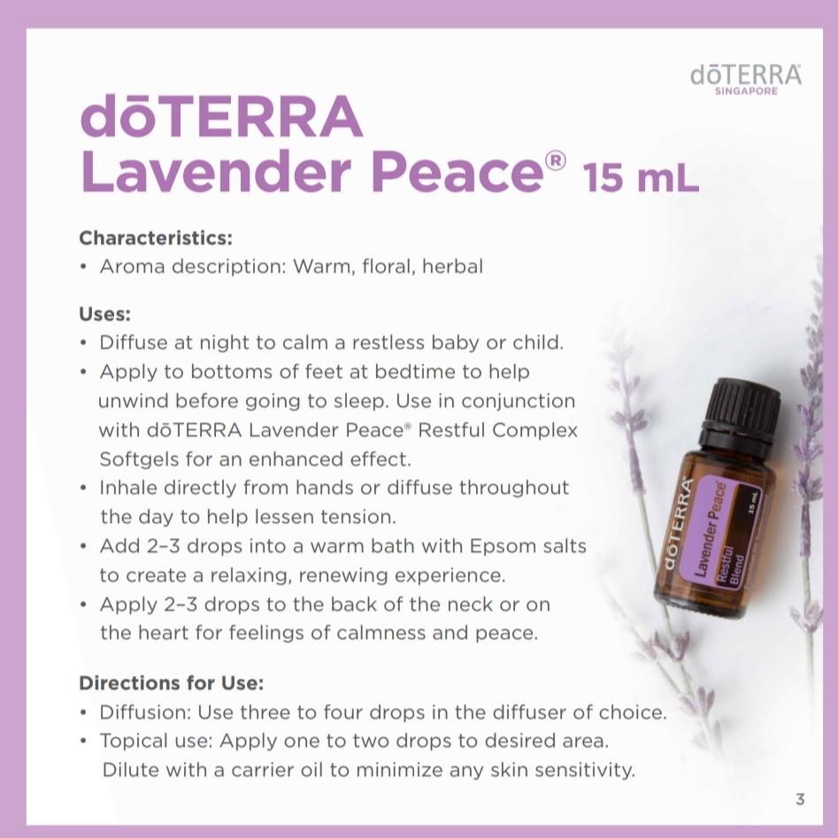 Lavender peace doterra discount
