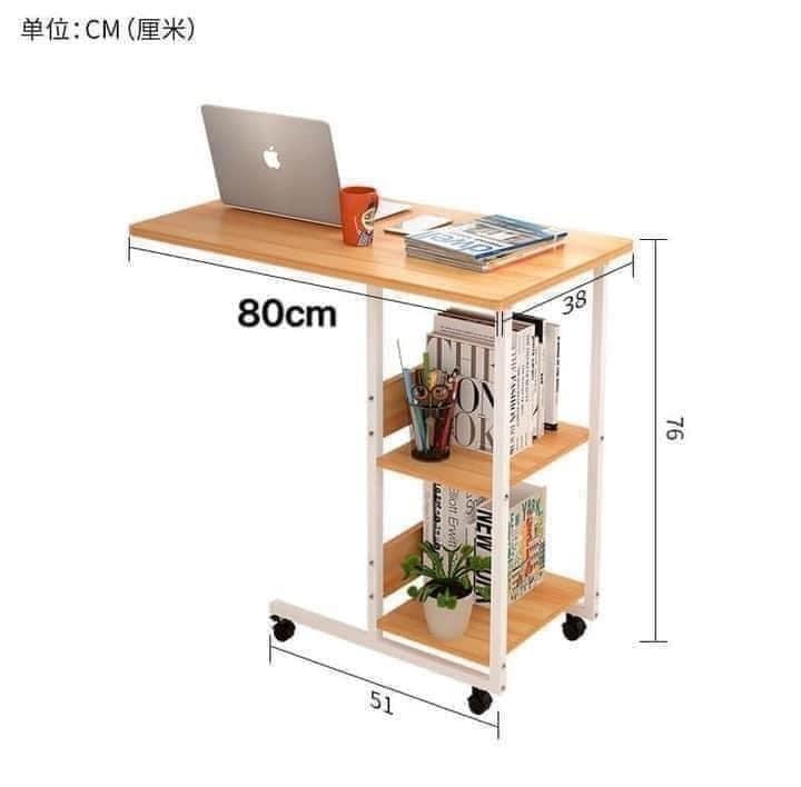 Double Layer Laptop Table with Wheels, Babies & Kids, Baby Nursery ...