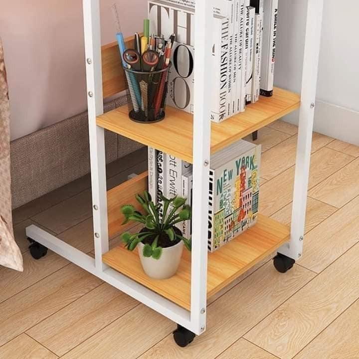 Double Layer Laptop Table with Wheels, Babies & Kids, Baby Nursery ...