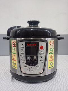 Dowell Multicooker Electric Pressure Cooker 6 in 1 Food Steamer, Rice Cooker, Preesure Cooker, Deep Fryer, Slow Cooker, Hot Pot Function EPC-505